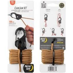 Nite Ize CamJam XT Aluminum Cord Tightener With Coyote Paracord